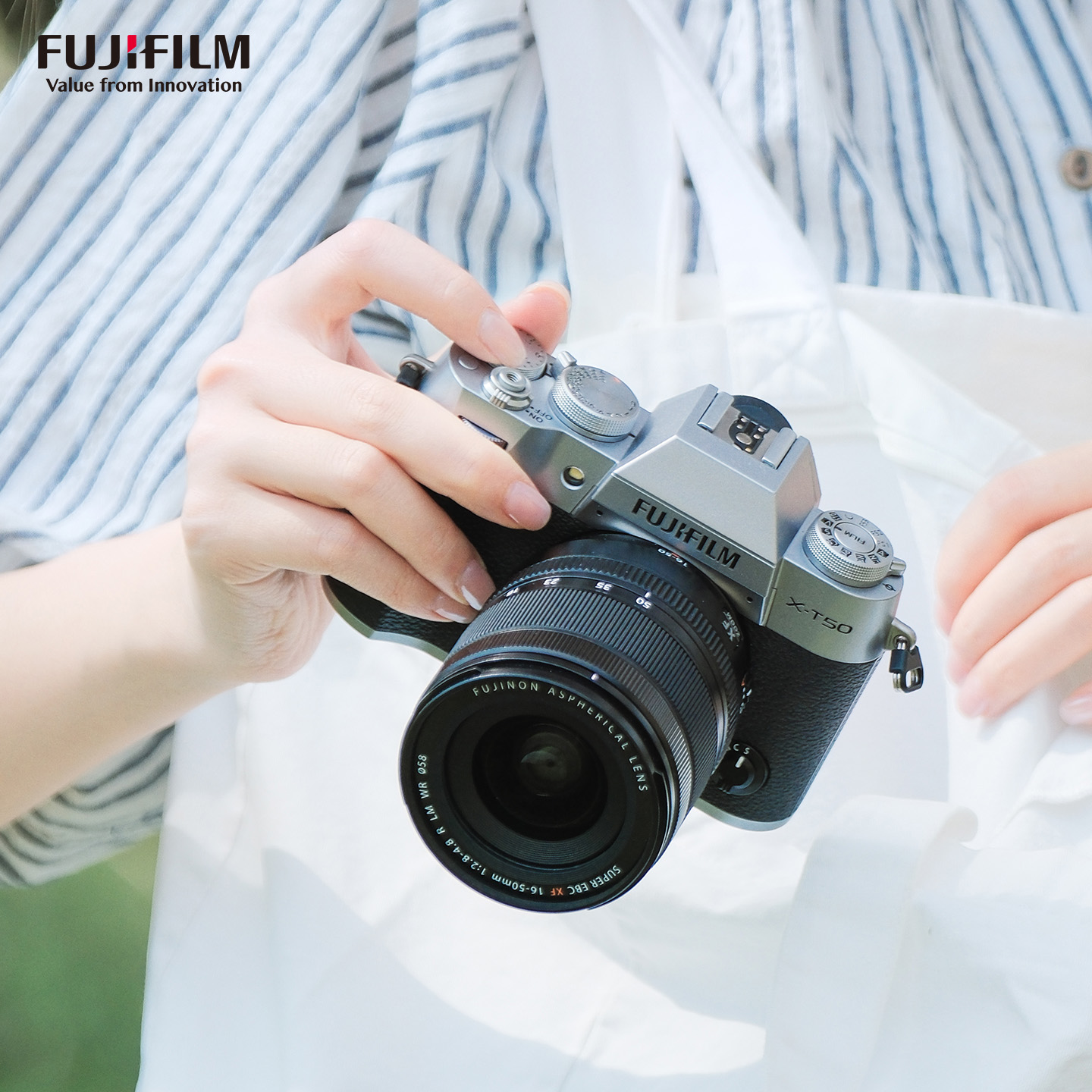 富士X-T50微单相机X-T50/XC15-45mm经典黑标配4K数码高清学生vlog复古文艺视频防抖富士xt50高清大图