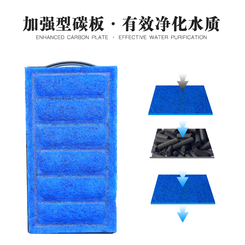 低水位养龟鱼缸过滤器低水位三角内置乌龟缸养鱼养虾水族箱过滤器高清大图
