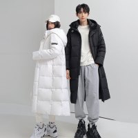 JEEP SPIRIT吉普男装羽绒服男女可穿加厚长款羽绒服日韩风明星同款过膝冬装外套大衣