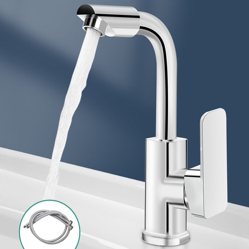 古达卫生间水龙头洗脸面盆家用冷热水二合一头洗手池洗漱台盆万向浴室