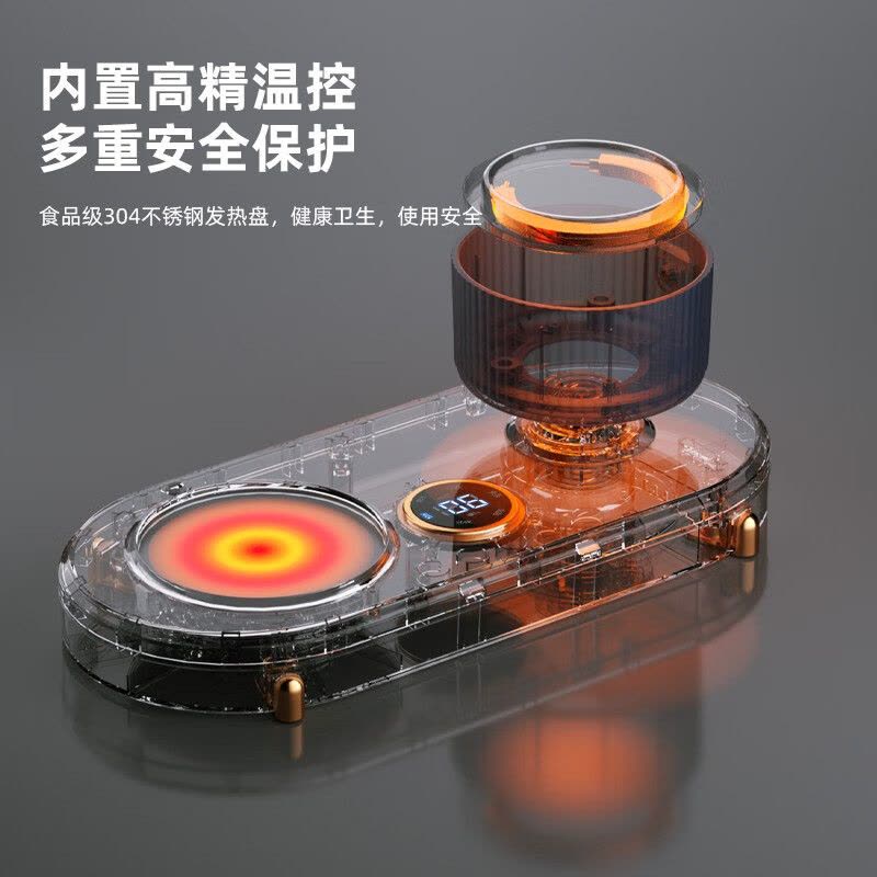 迈卡罗(MACAIIROOS)MC-YS06B养生壶家用一体多功能电热煮茶器玻璃双壶烧水保温壶办公室图片