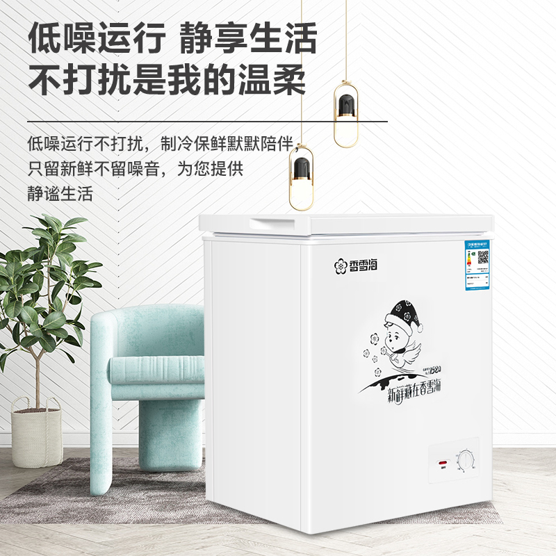 [苏宁优品]香雪海 180升 冰柜家用冷柜 冷藏柜 冷冻柜 冷藏冷冻可转换 冰柜小型家用 BD/BC-180S228高清大图