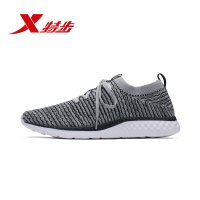 特步(Xtep)2018新款男子轻便减震运动鞋男飞织袜套网面跑步鞋982119119168
