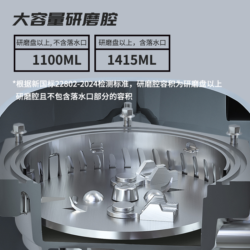 贝克巴斯E50S无线直流垃圾处理器 0.75HP强劲动力 1.2L大容量 洗碗机接口设计 五年质保高清大图