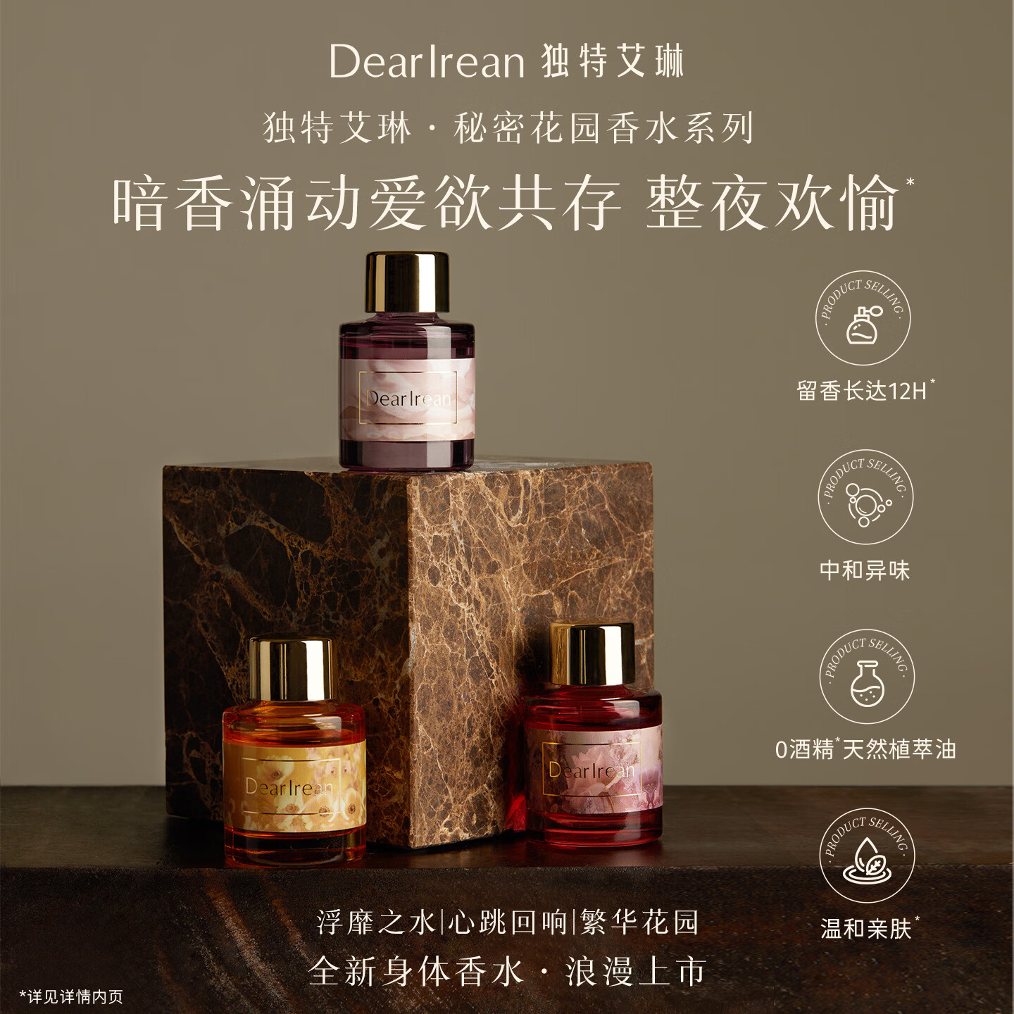 独特艾琳 私密花园香水 12ml(单位:瓶)心跳回响高清大图