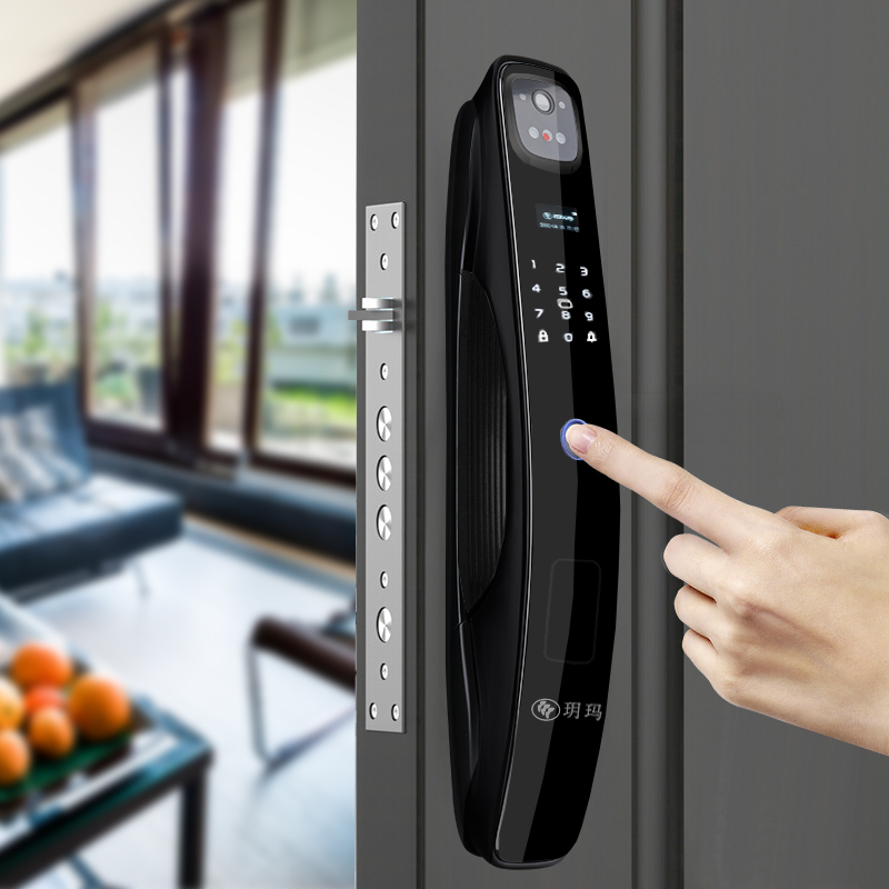 玥玛智能锁指纹锁家用防盗门密码锁门锁电子锁通用型全自动十大03