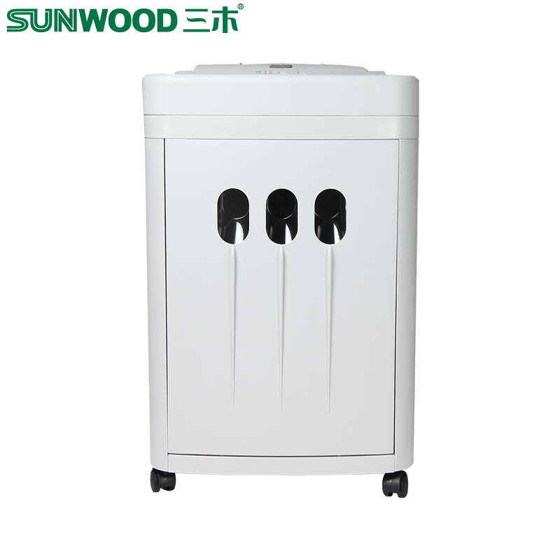 三木(SUNWOOD) SD9333碎纸机 5级保密静音高速碎纸 办公利器A4纸粉碎机包邮
