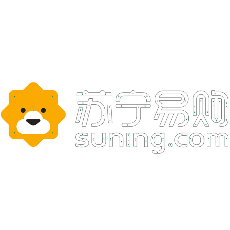 狮子标苏宁易购suningcom横版平板发光字欧邦标识