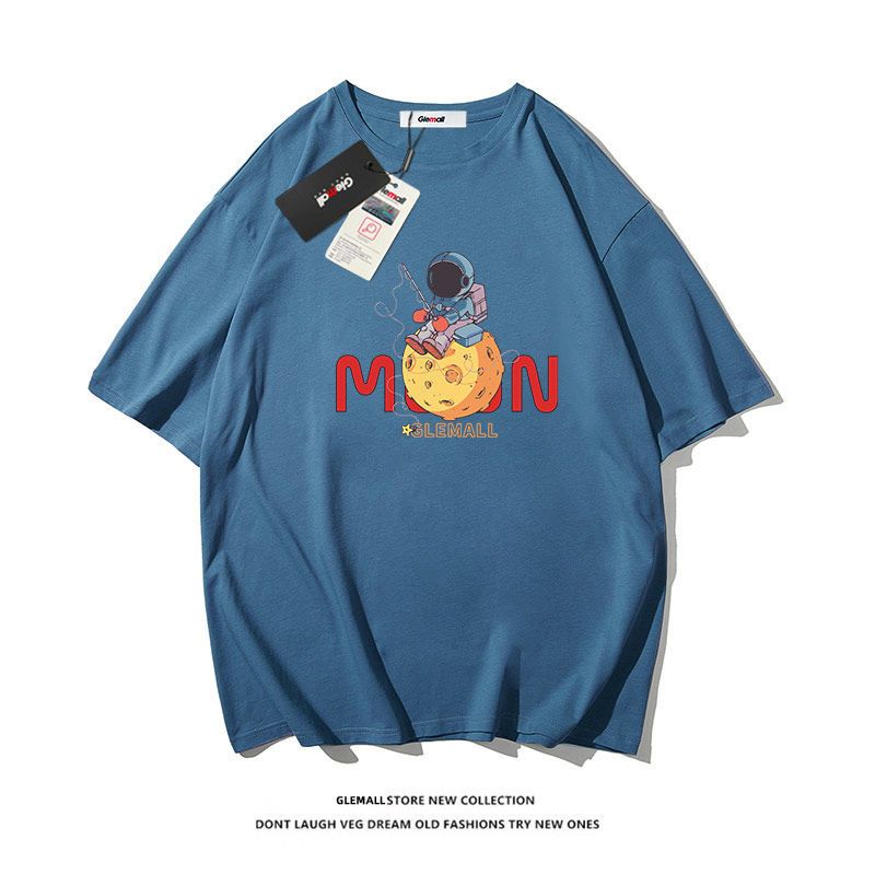 森马集团旗下GLEMALL短袖t恤男士夏季潮纯棉百搭休闲体恤打底衫