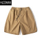 HLCOMANmYes日系潮牌纯色轻薄休闲工装短裤男士夏季宽松速干五分裤