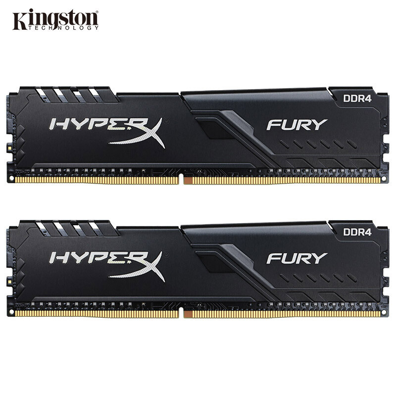 金士顿 DDR4 3200 16GB(8G×2)套装 台式机内存条 Fury雷电系列