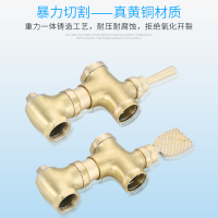 洁冠 厕所冲洗阀 卫生间手按式脚踏阀脚踩蹲便器开关 蹲坑大便池冲水阀