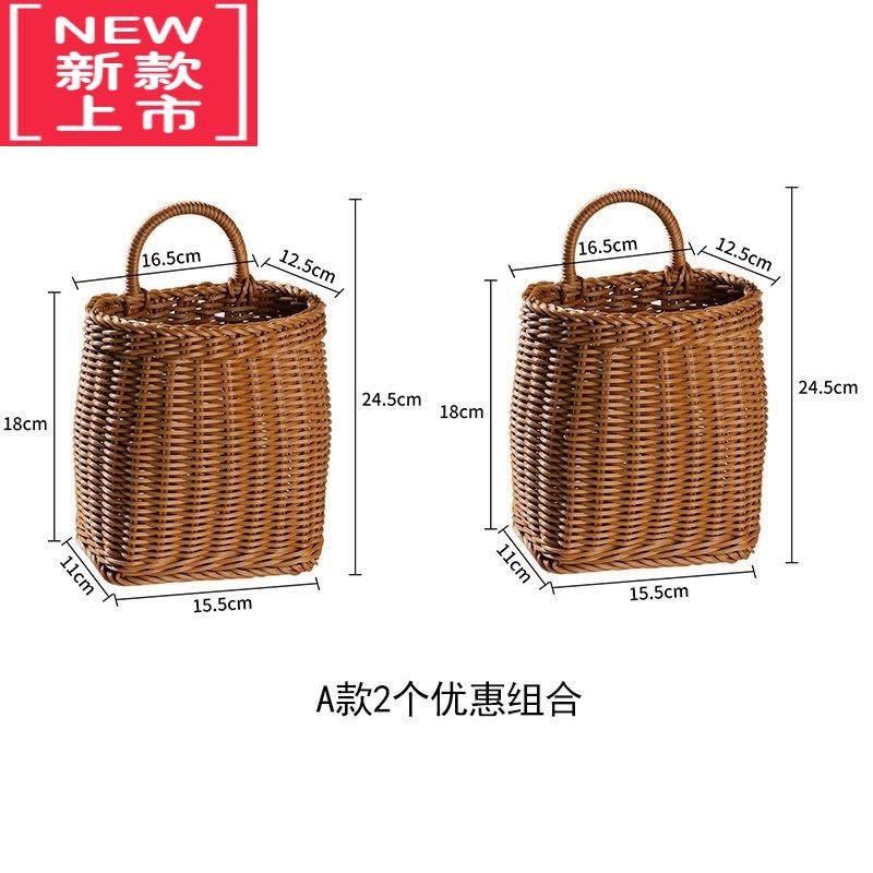 可莉允日式大蒜生姜果蔬收纳挂袋厨房手提买菜袋装洋葱大号杂物网兜袋子图片