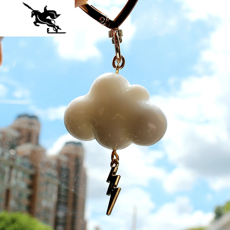 newlake云朵雷电爱心挂扣包包挂件汽车钥匙扣3色