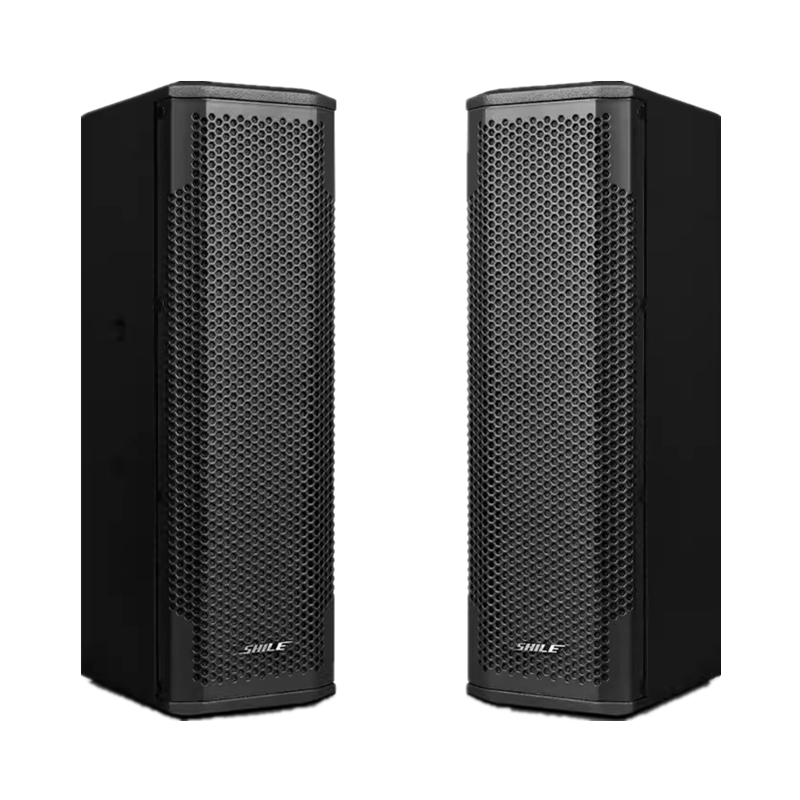 狮乐(shile)bx-402专业会议音柱 超市音响店铺壁挂无源音箱一对挂架