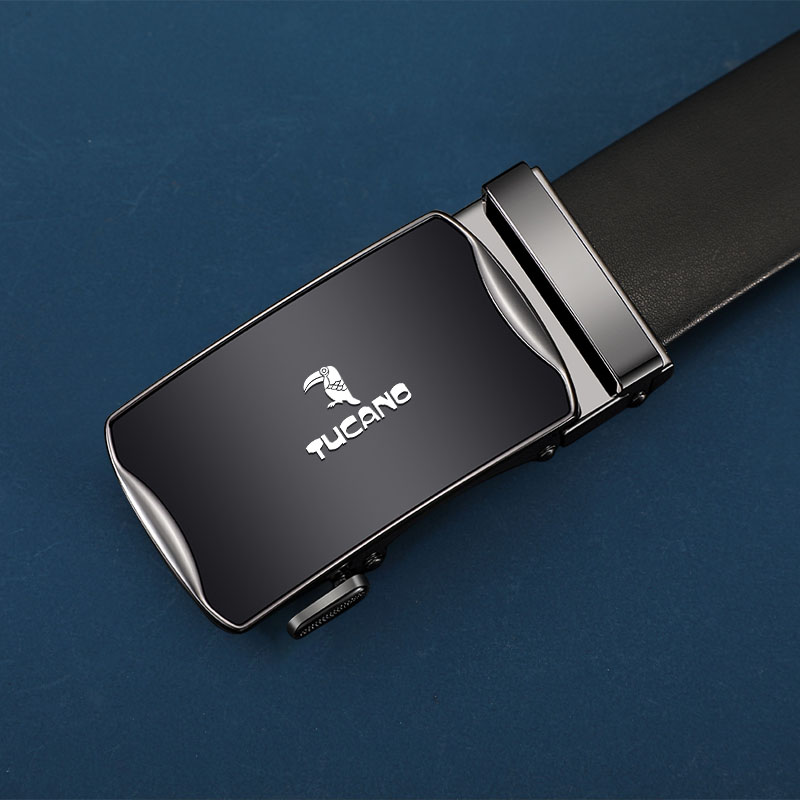 啄木鸟皮带男士正品高真皮腰带男2025新款档牛皮商务潮年轻人正带高清大图