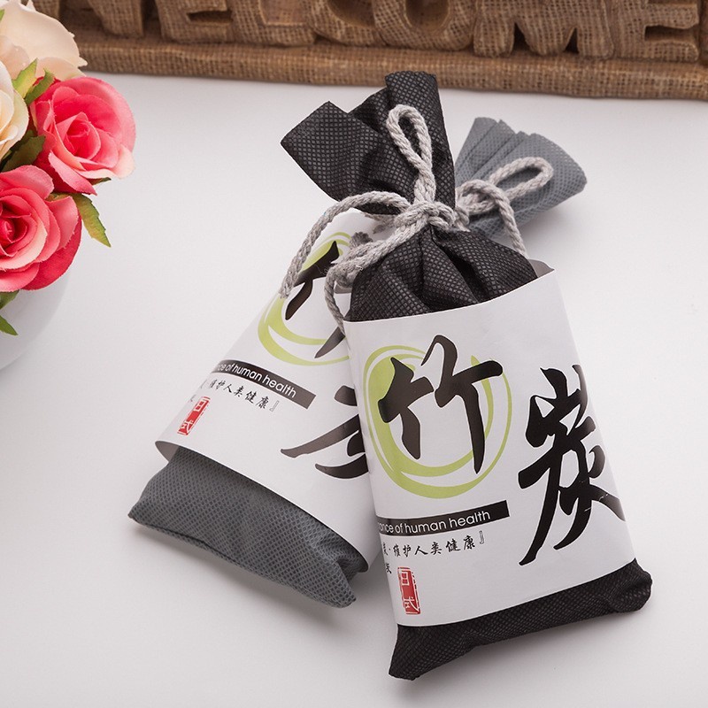 竹炭包汽车除甲醛除臭车载活性炭用炭包除味车内新车去味去甲醛高清大图