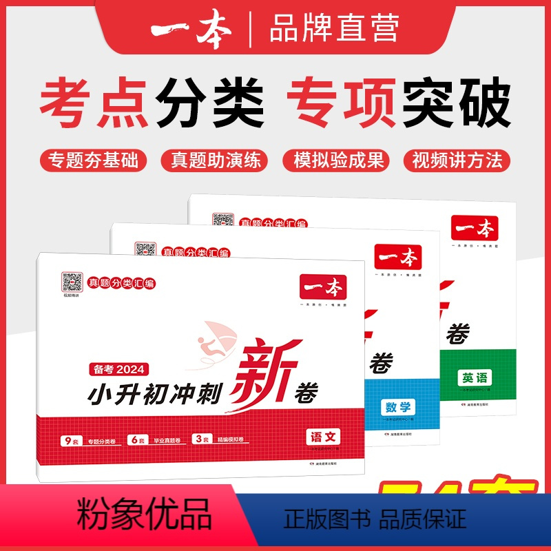 语数英 小学升初中 [正版]小升初真题卷模拟卷赠视频讲解全国通用版书籍