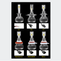 适用汽车LED大灯H7/H4/H1/H9/H11/9005/9012 H8/H9/H11[升级版] 福特福克斯/福睿斯/
