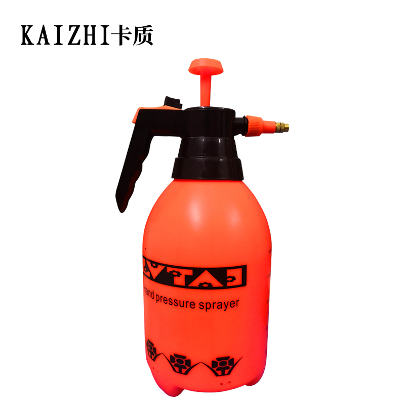 卡质 消毒喷壶 喷水壶园艺洒水壶气压式喷雾器专用喷雾瓶壶 2L 桔色 一个装/个高清大图