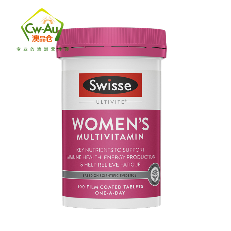 澳洲 Swisse 女士综合复合 维生素 片剂 100片 1瓶装 多维植物精华营养 澳大利亚进口高清大图