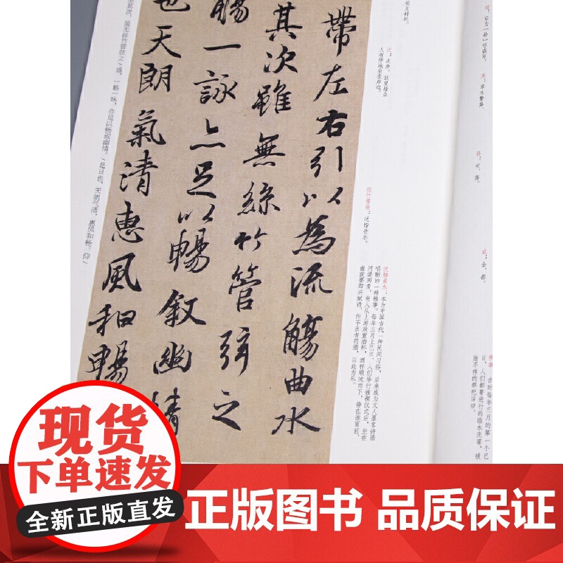 王羲之《兰亭序》中国历代经典碑帖 书法行书字帖真迹原大临摹正楷书籍练字入门集字学生 杨建飞主编高清大图