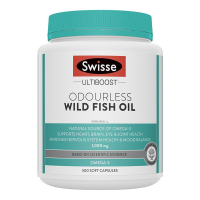 500粒大包装[保税发]澳洲进口斯维诗Swisse成人无腥味深海鱼油胶囊500粒/瓶 鱼油/深海鱼油1000mg含量
