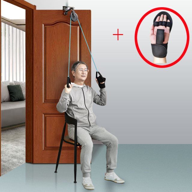 滑轮吊环牵引保健绳健身拉拉绳康复训练器材上肢牵引拉力绳拉力|升级