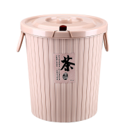 AT 茶桶茶叶 塑料茶道茶水桶垃圾桶 茶具配件茶渣桶 颜色随机 五个起订