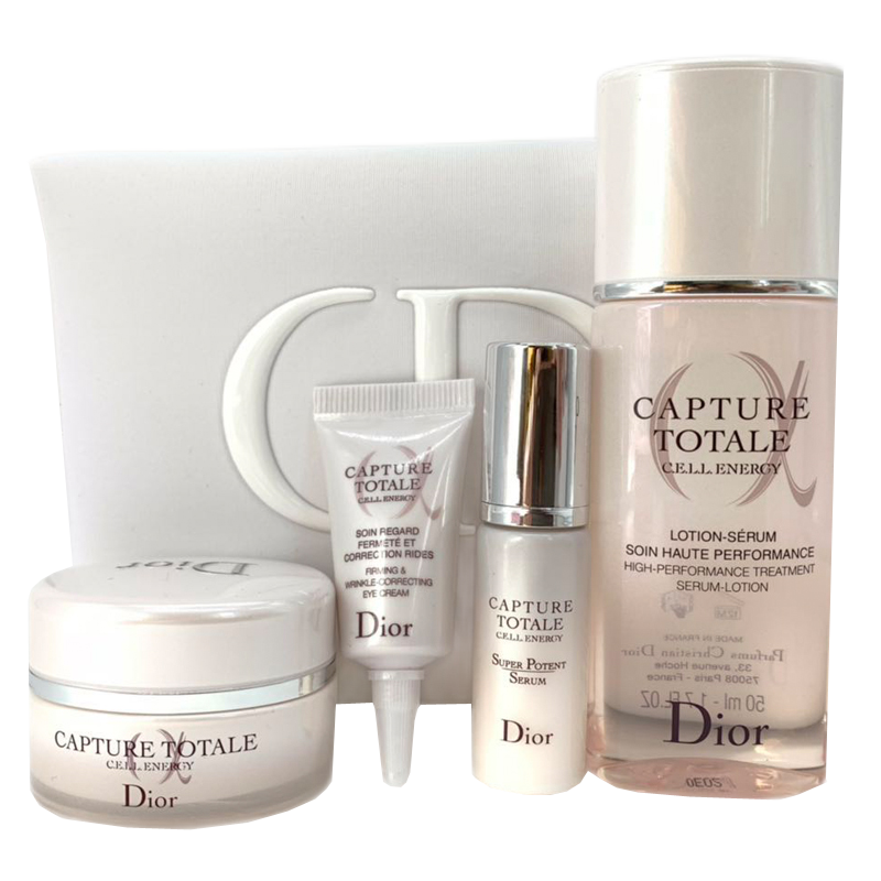 迪奥dior肌活蕴能护肤中小样5件套装精粹液乳霜精华眼霜化妆包面部