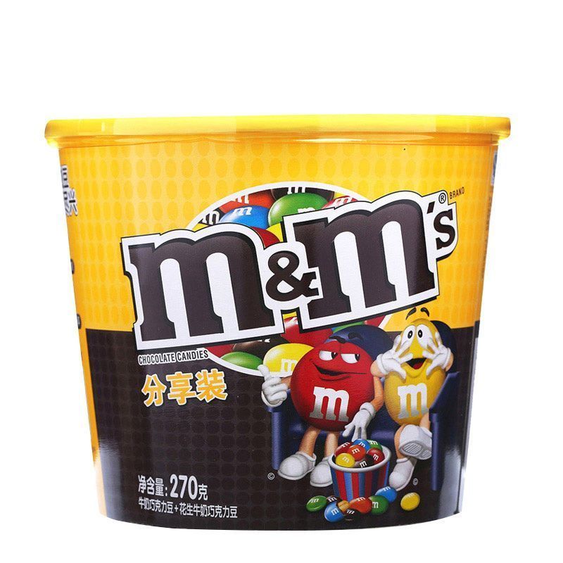 德芙mms巧克力豆桶装混合巧克力豆mm豆糖喜果儿童新年零食小吃mm妙趣畅享碗高清大图