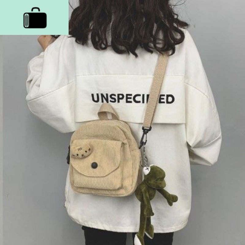 可爱小包包女2020新款韩版ulzzang斜挎包森系复古软妹学生单肩包NEW LAKE女士单肩包