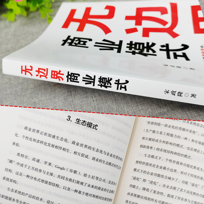 [正版]抖音同款无边界商业模式 宋政隆著 企业运营管理流程设计制度 商业的底层逻辑盈利模式案例分析 可复制的商业模式企业高清大图