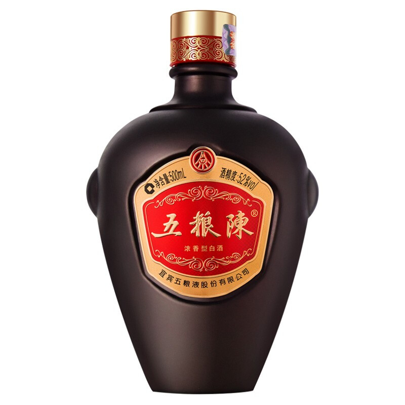 五粮液股份出品 五粮陈 传承 52度500ml*6 整箱装 浓香型白酒