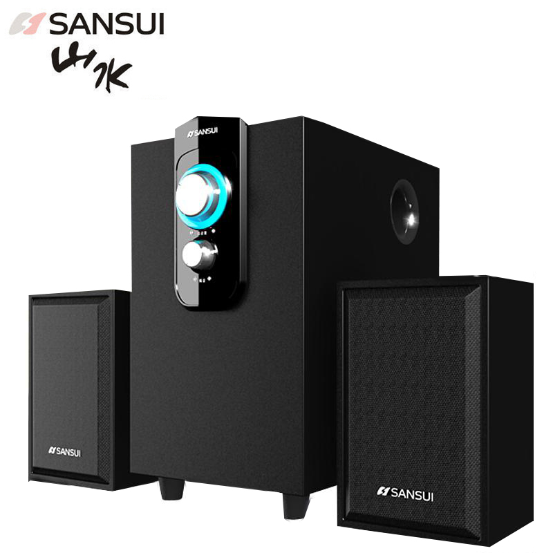山水(sansui)11a 音响音箱低音炮电脑笔记本多媒体台式2.1木质