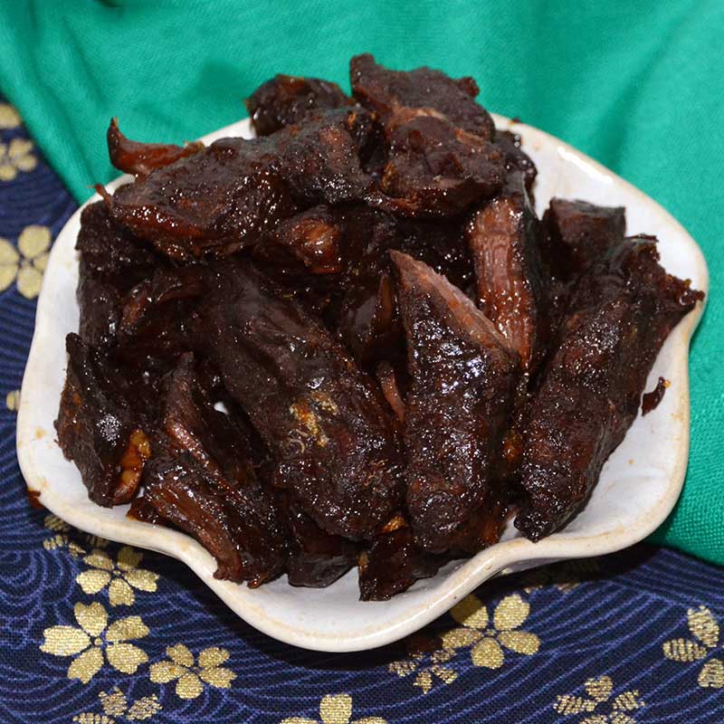 金陵滋味盐水陈皮牛肉五香牛筋牛肉粒熟食卤味休闲零食高清大图