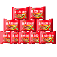 家乡人重庆正宗酸辣粉方便面速食粉丝袋装非油炸整箱批发家鄉人酸辣味115g*8包装