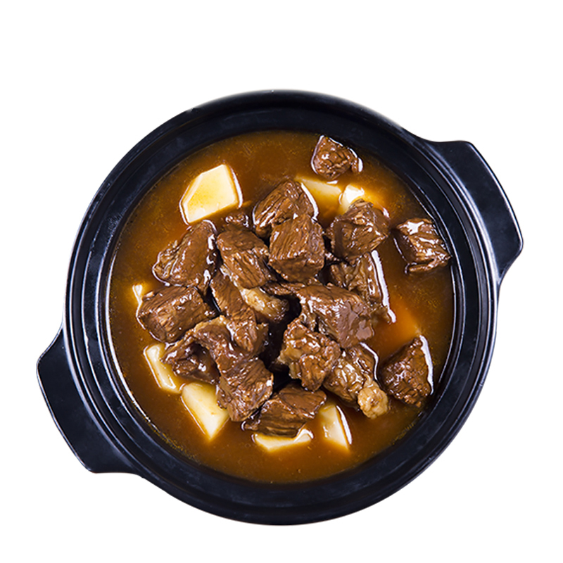 福成鲜到家小碗牛肉350g碗装方便菜微波即食