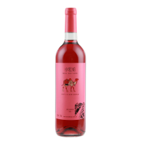 新疆红酒峰菲小红驼桃红葡萄酒天山河谷半甜美酒750ml