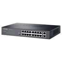 普联(TP-LINK)TL-SG1218P 18口千兆非网管以太网PoE供电交换机16口千兆网线供电+2千兆网口