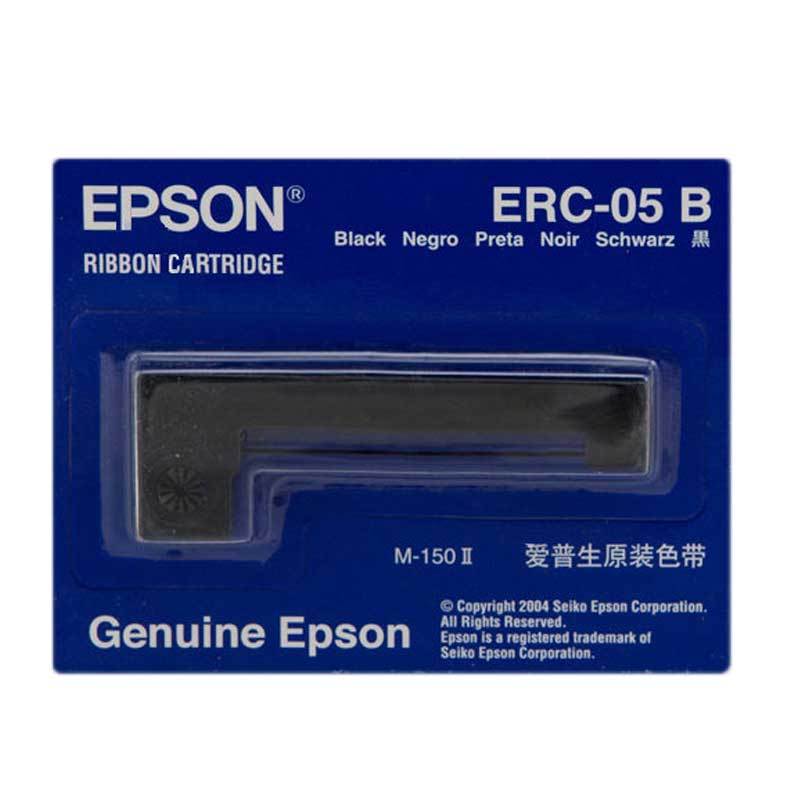 爱普生(Epson)ERC-05 B 原装黑色 色带框 S015352 ERC05