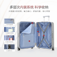 爱华仕(OIWAS)旅行箱拉杆箱行李箱商务密码箱20寸飞机轮登机箱24寸万向轮拉杆箱PC+ABS 6379