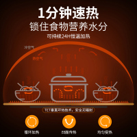 羿彩 (YECAI) 饭菜保温板家用圆形智能桌面餐桌多功能暖菜宝暖菜板热菜板热菜神器加热600MM固定款