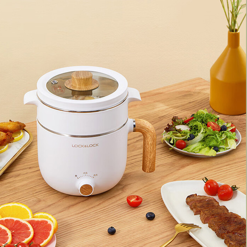 乐扣乐扣电火锅1.5L经久耐用多功能料理锅EJP3115WHT高清大图