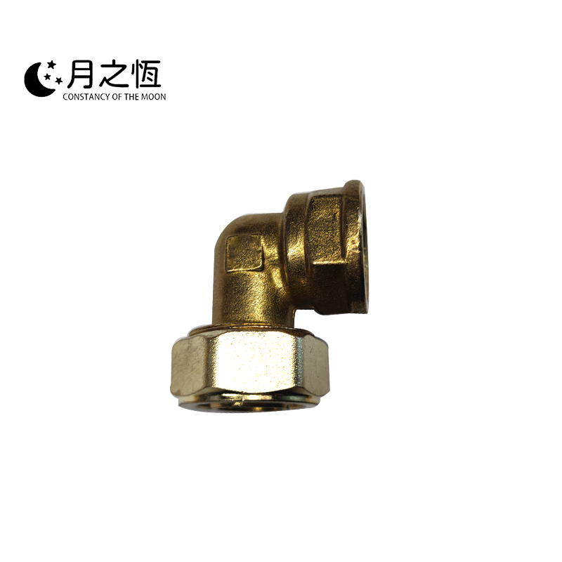 月之恒铝塑内丝弯头25*20mm个高清大图