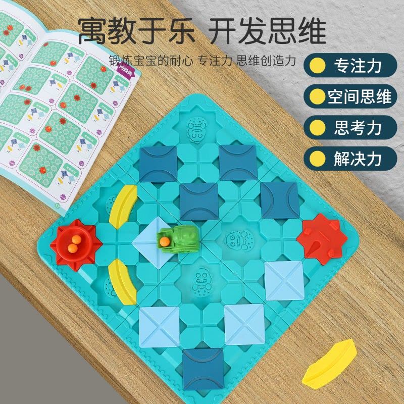 恐龙筑路迷宫玩具轨道回力恐龙车男孩女孩回力工程车拼装玩具闯关游戏早教玩具图片