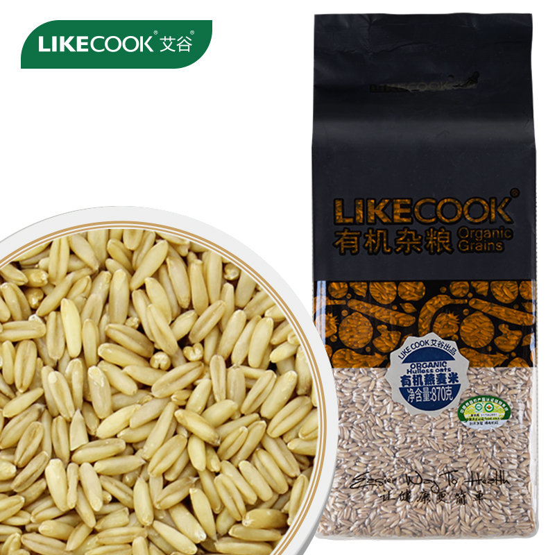 艾谷有机燕麦米870g高清大图