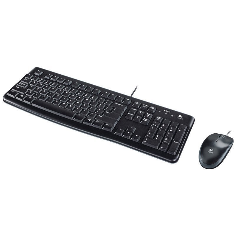 罗技(Logitech)K120 有线键盘 单个装-(个)