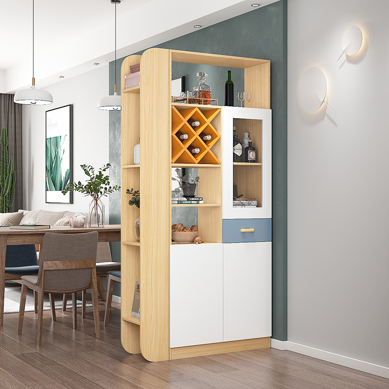 现代简约入户酒柜玄关柜闪电客鞋柜一体靠墙客厅屏风隔断玄幻厅柜 1米