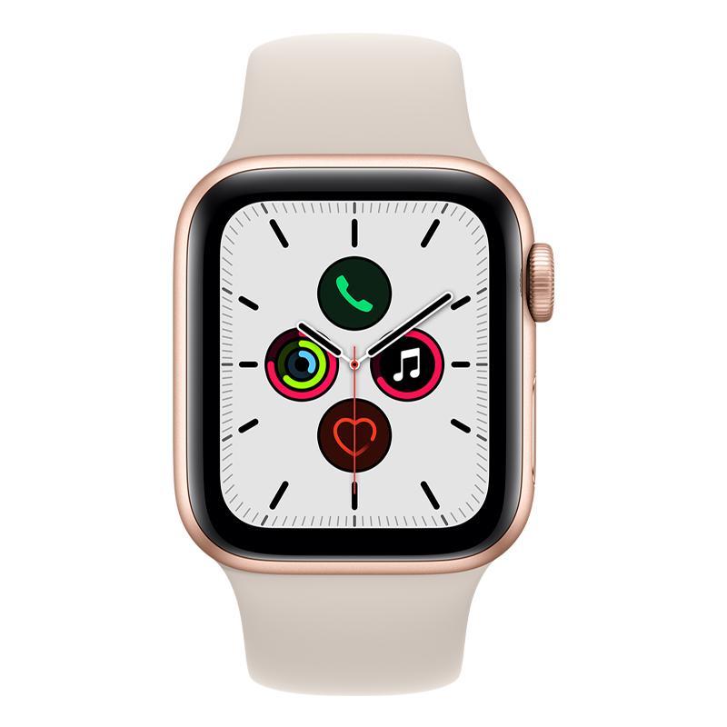 苹果applewatchseriesse智能手表40毫米gps版金色铝金属表壳星光色